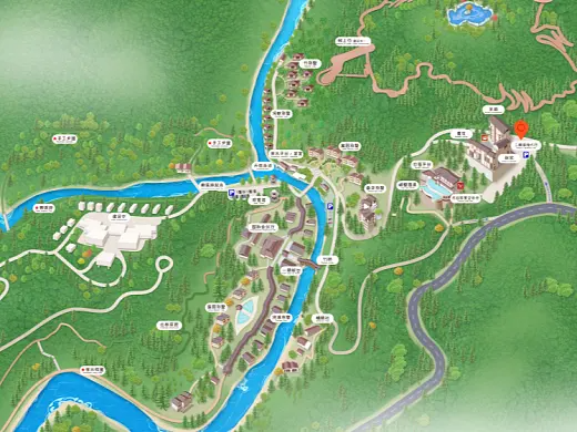 衡山结合景区手绘地图智慧导览和720全景技术，可以让景区更加“动”起来，为游客提供更加身临其境的导览体验。